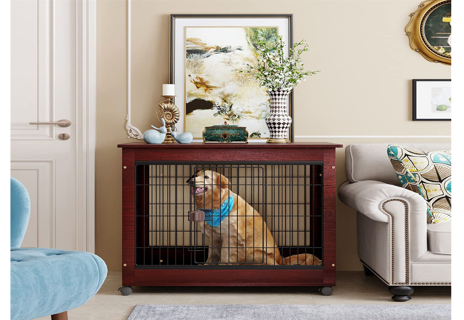 Furniture Style Kennel Pet Knowledge Pet Supplies Shopping Guide   Furniture Style Kennel1 